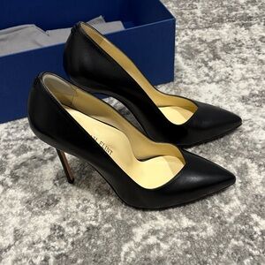 Sarah Flint Black Leather Heels